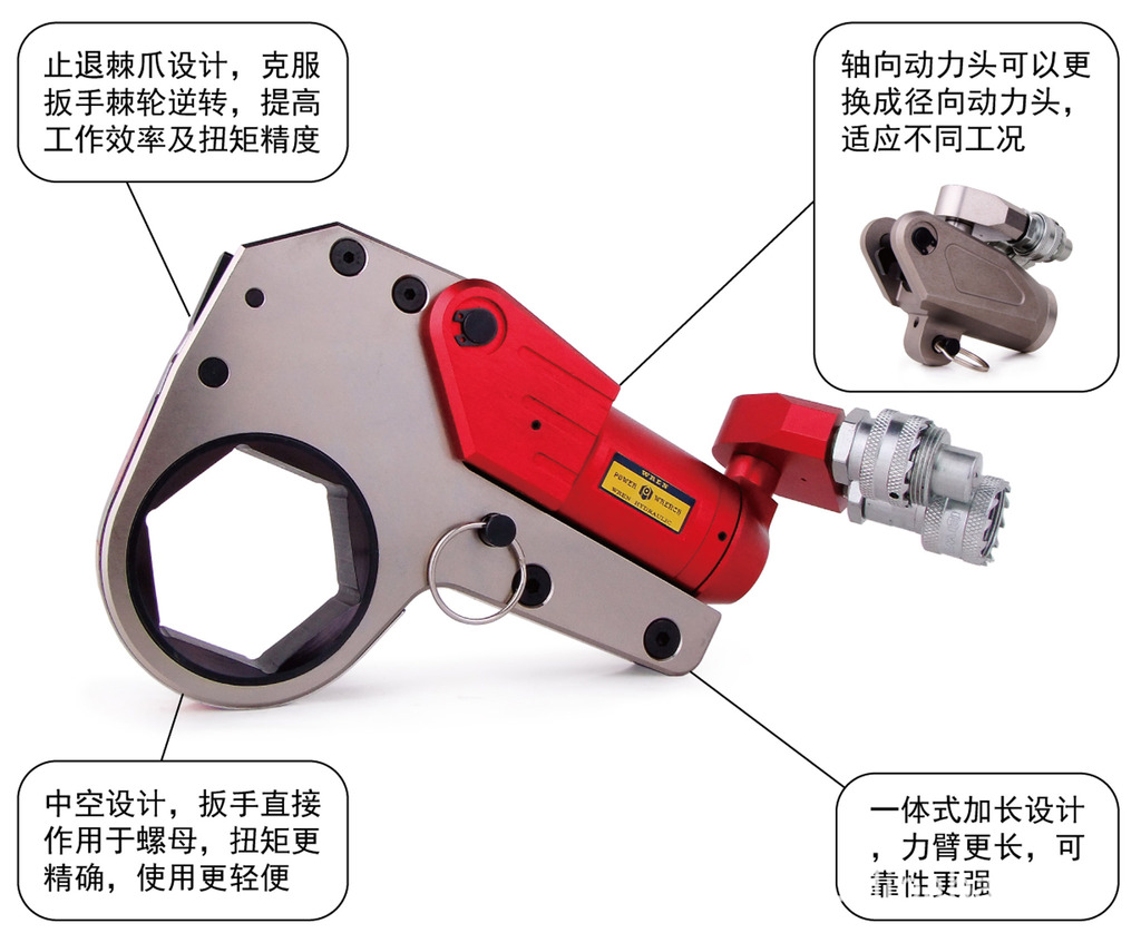 WREN雷恩XLCT中空液压扭力扳手 扭矩扳手 力矩扳手 液压扳手批发
