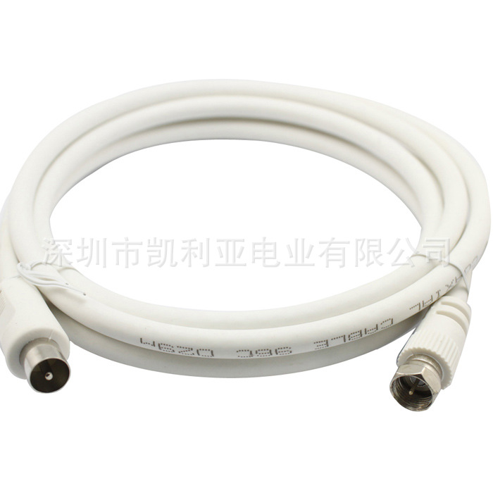 厂家直销,有线电视,家用电线电缆,F头同轴线,射频线【现货库存】
