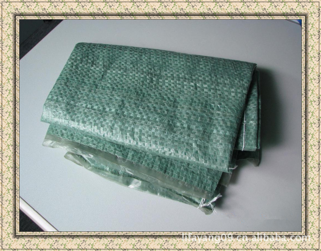 塑料编织袋-供应草绿色回料编织袋-塑料编织袋