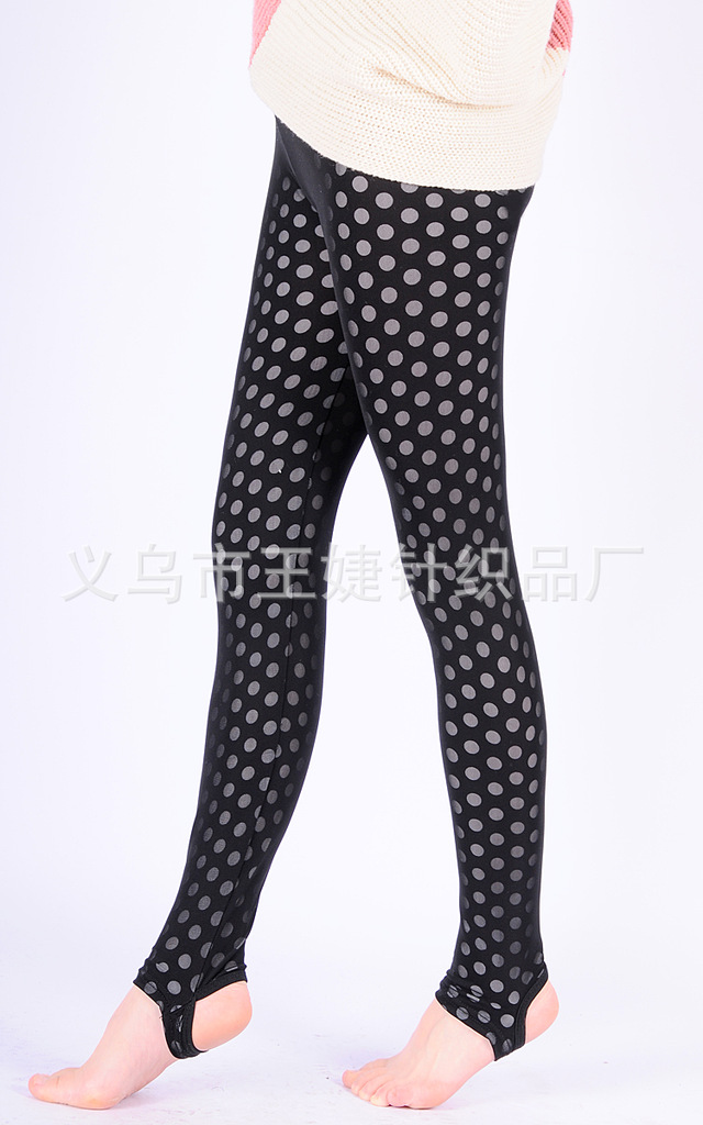 2012新款 春秋薄款 印花网纱九分踩脚裤 打底裤