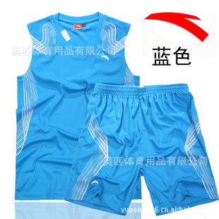 批发采购球服、田径服-2012新款安踏篮球服 李