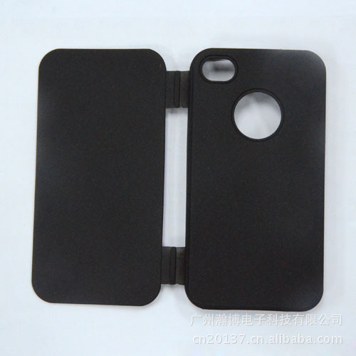 苹果iphone4/4S手机保护套 绒毛漆皮套 手机保护套批发商