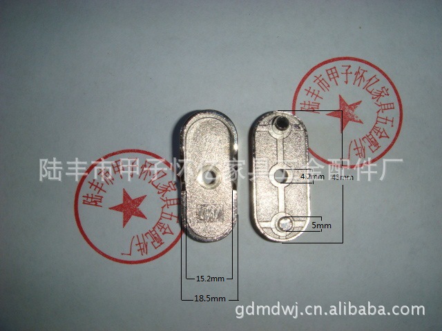专业生产,供应,Φ15,双脚衣管座,衣管托