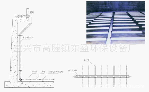 供应管式曝气器,曝气软管,曝气头,微孔曝气器