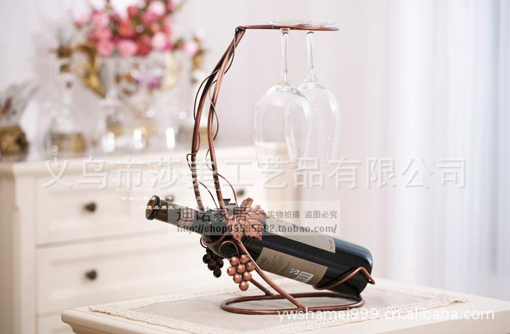 批发采购厨用笼、架-铁艺红酒架 创意酒架 中世