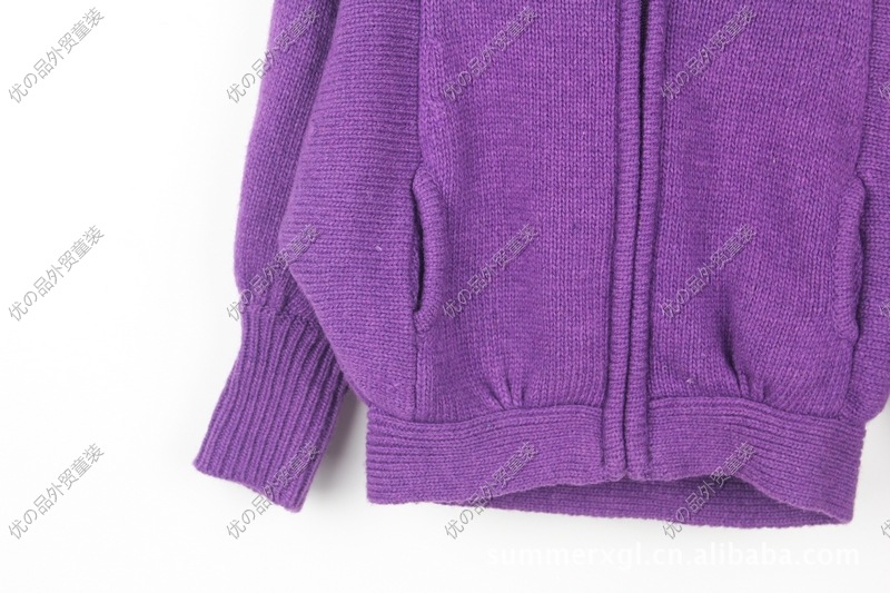 外贸童装 Z家原单 儿童<em>纯羊毛</em>蝙蝠衫<em>毛衣</em> 带帽