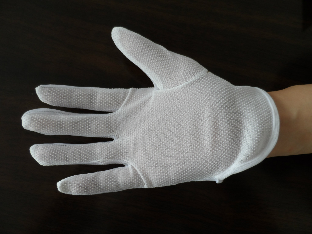 【优质防静电点塑防滑手套 防静电点塑手套 点