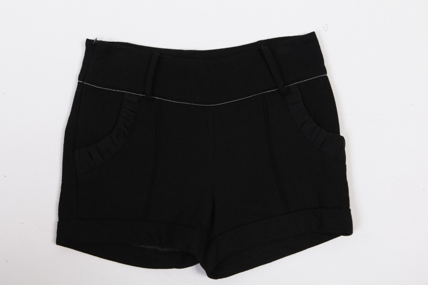 <em>品牌原单女</em> 毛料<em>女短裤</em> 韩版女式休闲裤 女式短