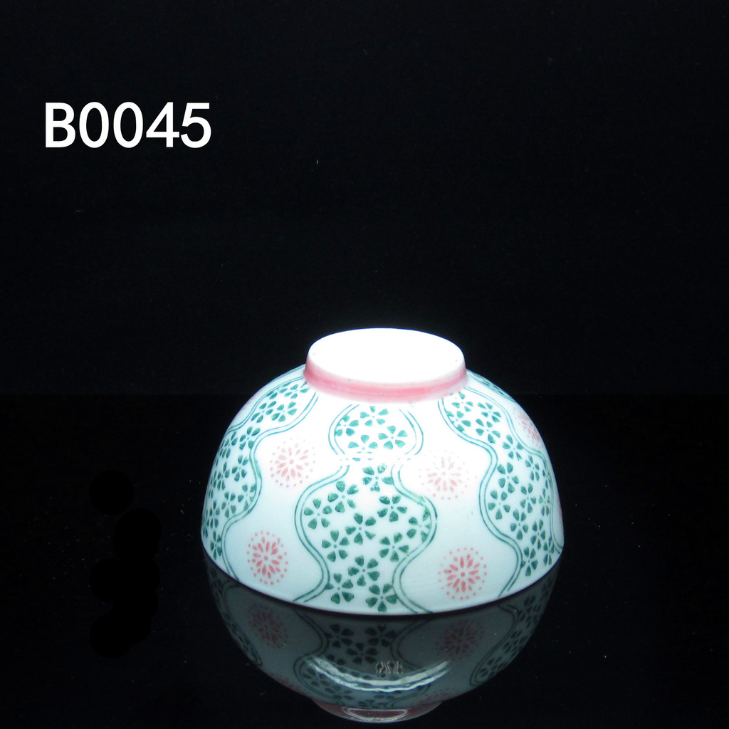 厂家直销 潮州日用陶瓷碗 手工绘画 仿古瓷器秋盛碗b004.
