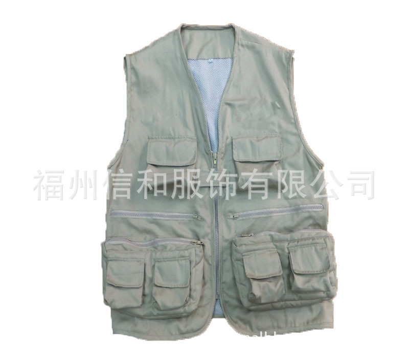 厂家供应最新款多功能<em>背心</em> <em>摄影</em>服<em>马甲</em>_福建_