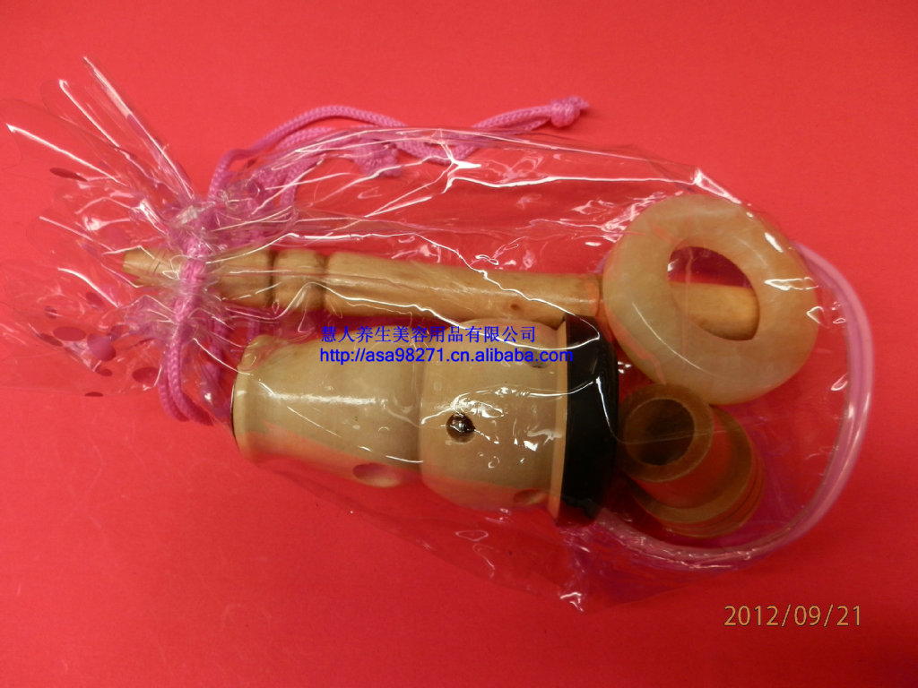 经络保健器材-木制葫芦炙简装脐炙 袋装脐炙 脐