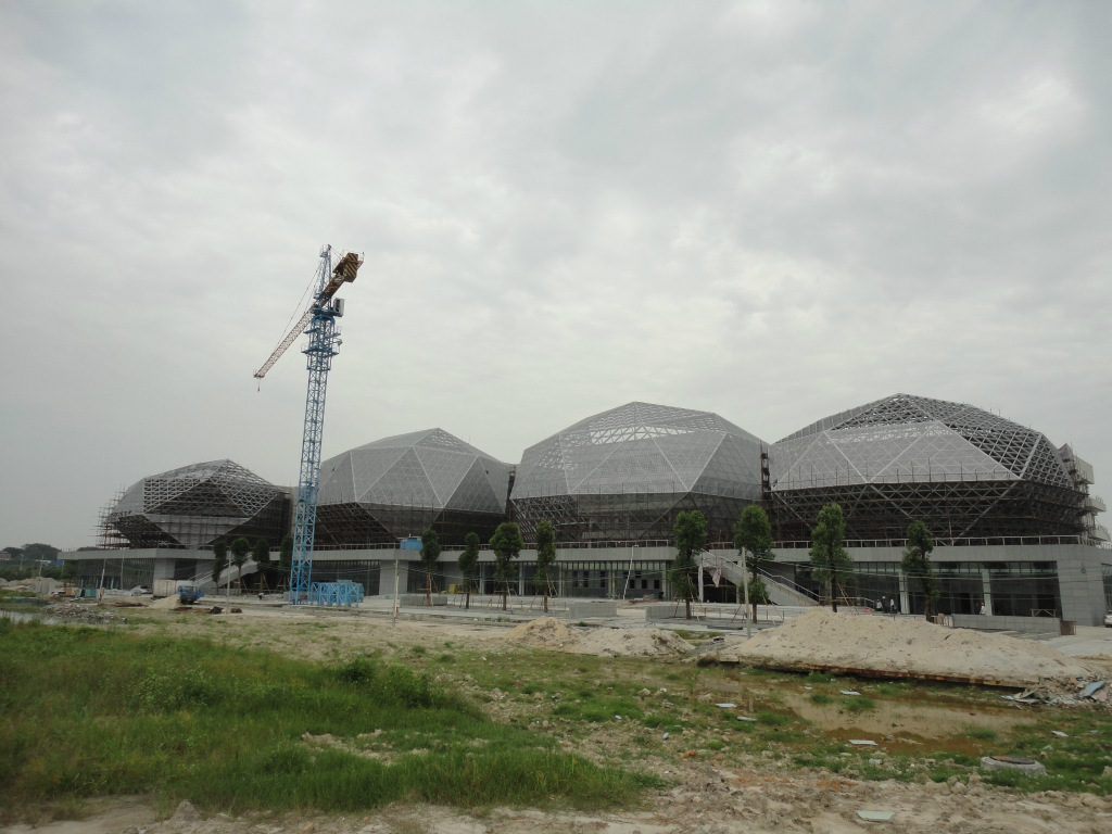 东莞生态园网架钢结构工程 _ 东莞生态园网架