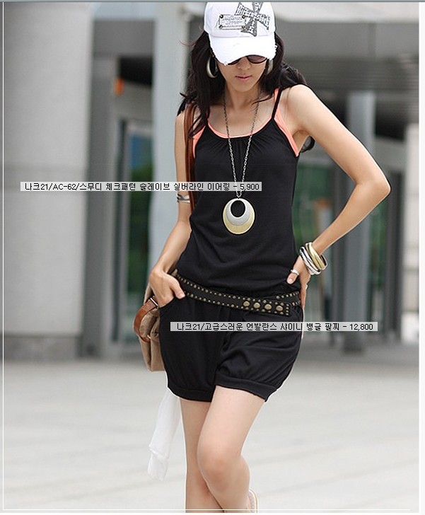 YS4154夏装韩版<em>背带</em>裤 新款吊带<em>灯笼裤</em>连衣裤