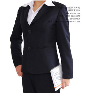 新款单排一粒扣<em>女士</em>西服 专业西服 <em>职业装</em>生产