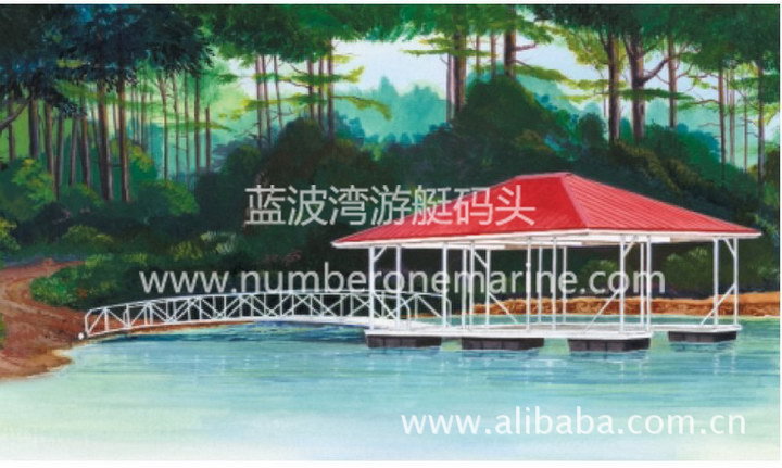 设施及施工-私家别墅游艇码头 私人游艇码头 小