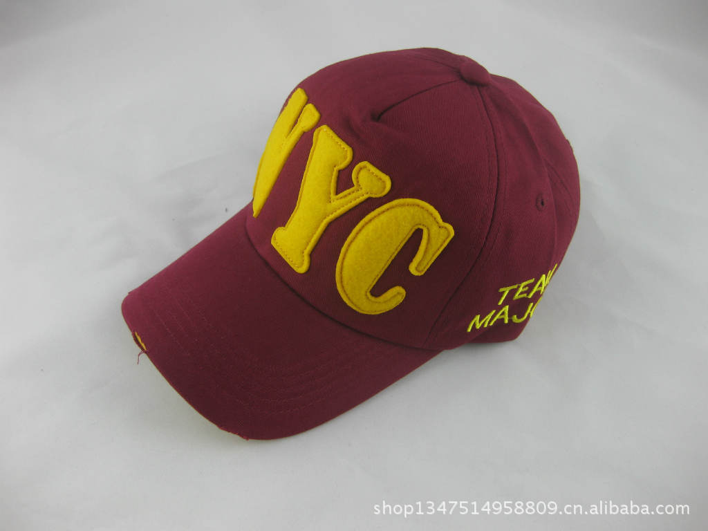 韩版NYC棒球帽鸭舌帽<em>男生女生</em>情侣<em>户外</em>遮阳春