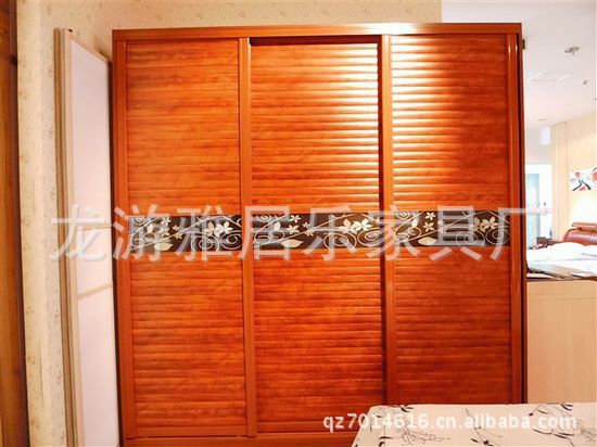 ST 220 三门移门衣柜 优质实木卧室衣柜批发采