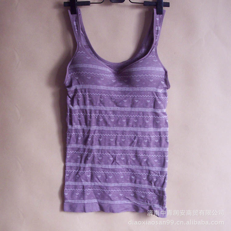 【日单原单 一次成型无缝内置<em>无钢圈文胸</em>背心