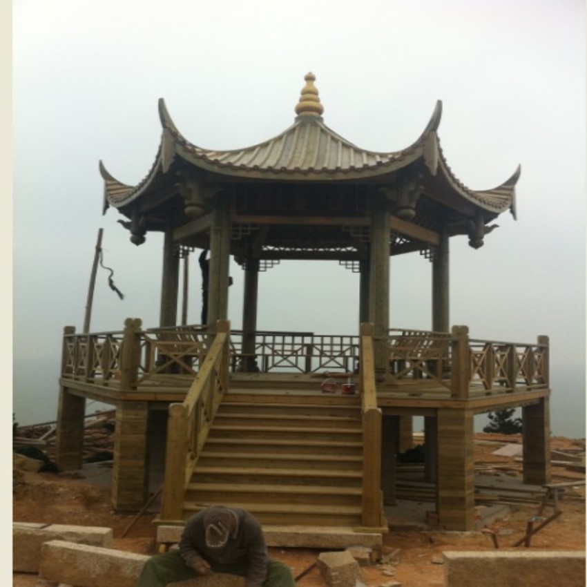 防腐木 防腐木花架 防腐木凉亭 防腐木地板 20