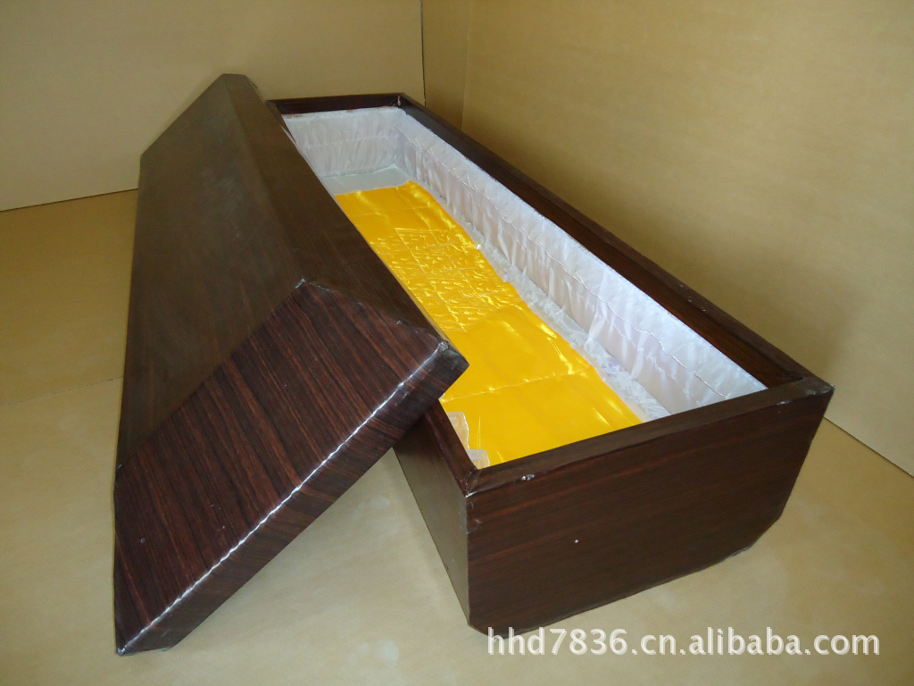 环保火化纸棺质轻耐用