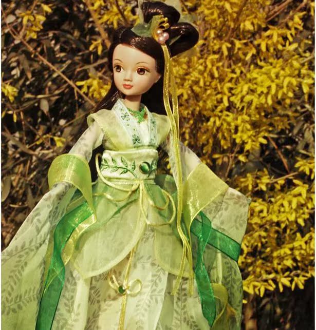 中国芭比可儿娃娃-中国神话 古装系列\/绿茶仙子