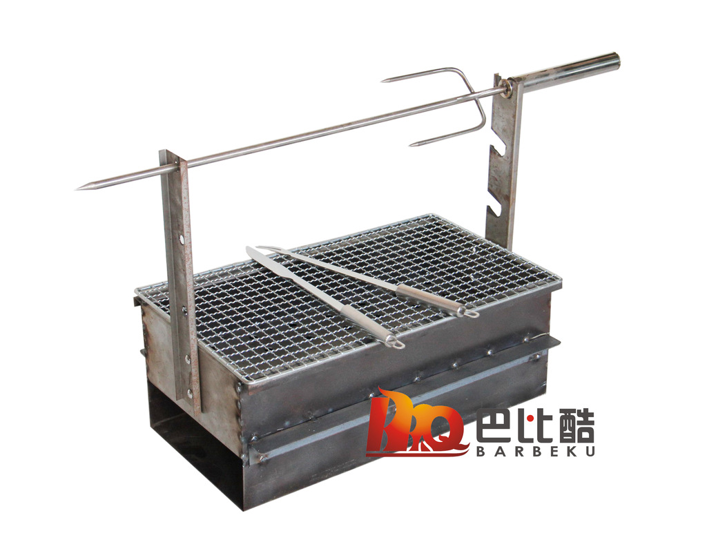 不锈钢烤羊腿烧烤炉 炭碳烤炉 烤羊腿店必备 js-6601(图)