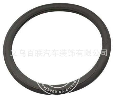 皮革方向盘套,白胶,灰色,汽车方向盘套,车用超纤皮套,51-2A669