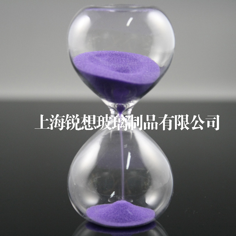 【计时器 玻璃沙漏 情人节礼物 好评如潮 紫色迷