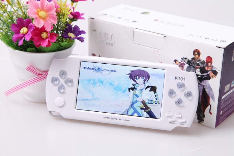【正品 紫光K101 PSP游戏机 8G mp4内置千款