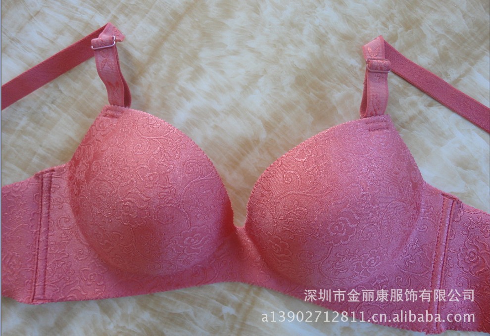 批发供应欧芙媚玫瑰提花一<em>片式</em>无痕<em>文胸半</em>件围
