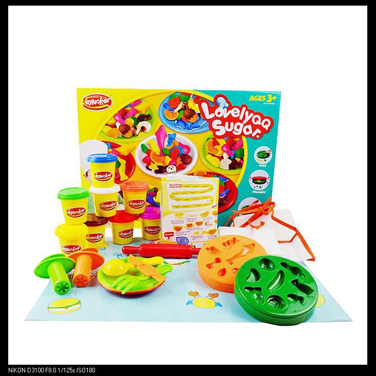 婴幼儿教具-奇乐多彩泥QQ糖 创意泥 儿童玩具