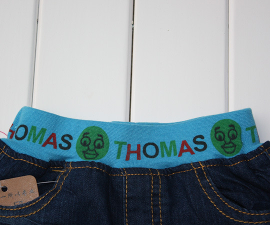 2012夏装新款<em>牛仔短裤</em> 时尚韩版 <em>蓝精灵</em>图案 虎