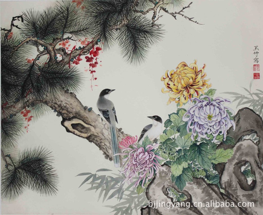 供应国画 工笔画 花鸟画 高玉竹 女画家 书画 字画 画廊 博艺雅苑