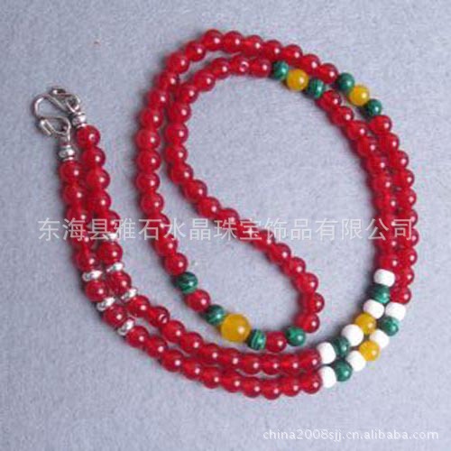 批发采购项饰-泰国佛牌链专用挂链红玉配<em>砗磲</em>
