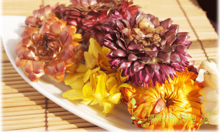 花果茶-【简逸】花草茶\/花茶批发\/七彩菊\/七彩