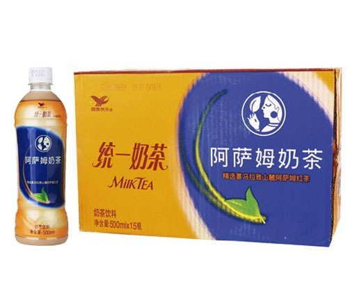 统一 阿萨姆奶茶 500ml 奶茶饮料 6925303730574