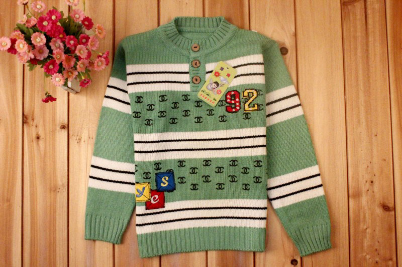 2012韩版新款 男童针织毛衣 小童秋冬毛衣 童装