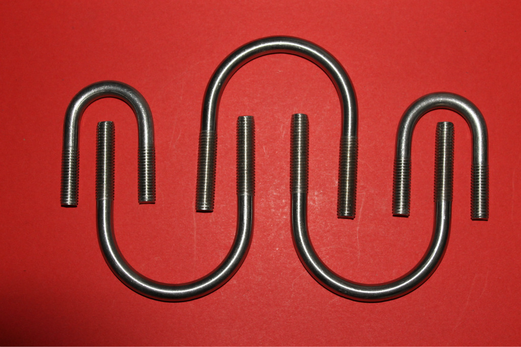 SUS304不锈钢U型卡M8*2寸 图片