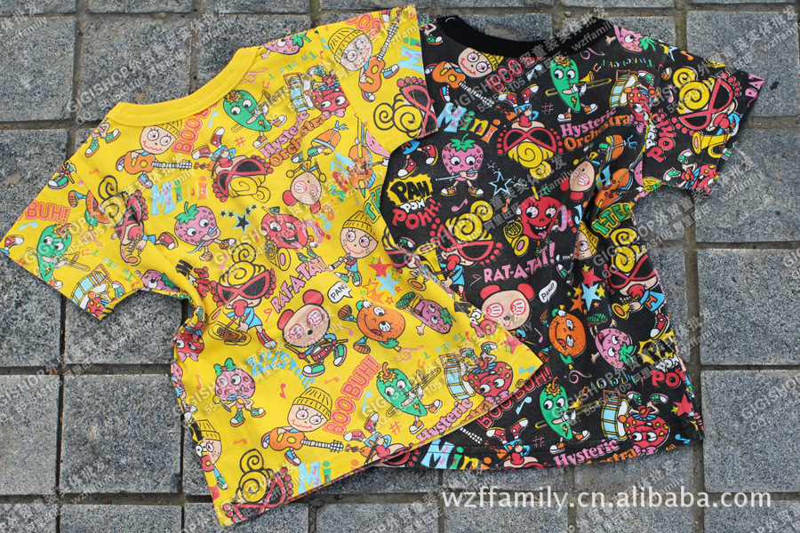【<em>童装</em>T恤 童T恤 奶嘴<em>妹童装</em> 黑超B童装 批发奶