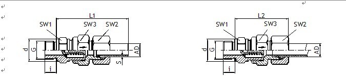 不锈钢端直通单向阀G螺纹RV
