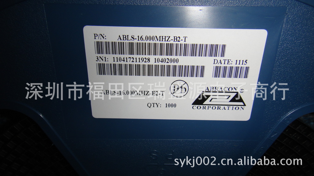 ABLS-16.000MHZ-B2-T晶振供应 欢迎询价图片