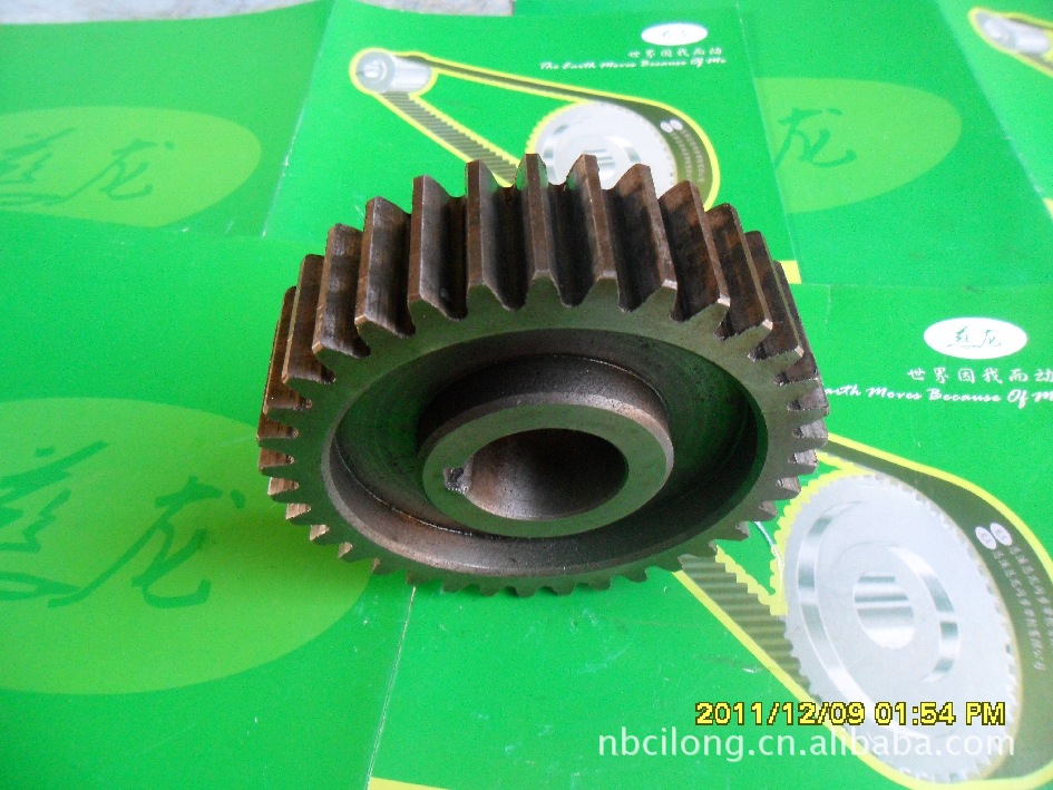 优质供应大量精品45#钢机械齿轮 3模数35齿齿
