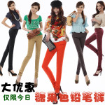 2012春季新款纯棉弹力女式牛仔裤百搭窄腿铅笔裤/小腿裤 爆款正品