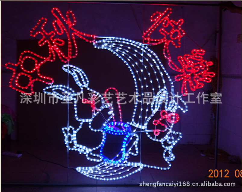 应中秋节造型灯,LED灯饰。中秋节灯画,图案灯