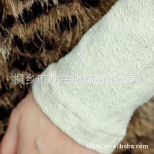 2012秋装新款韩版女装圆领长袖豹纹裙女式时尚连衣裙针织羊毛衫