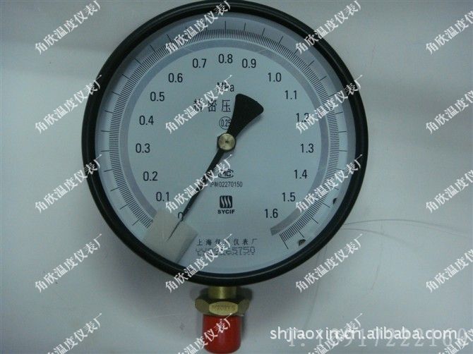 YB-150A 0-1.6MPA\/精密压力表\/上海仪川仪表