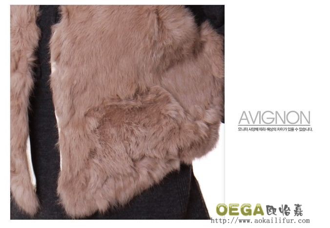 【【<em>厂家</em>供应】<em>兔毛马甲</em> 女式兔皮皮草马甲 兔