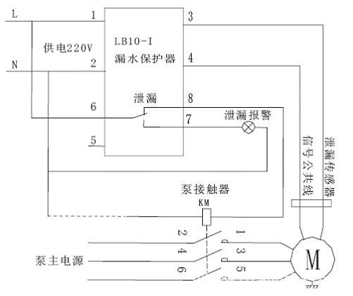 潜水泵保护器lb10-i 漏水保护器 保护器