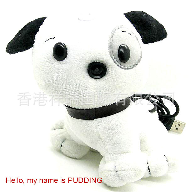 【电脑摄像头毛绒公仔摄像头 高清免驱动 USB