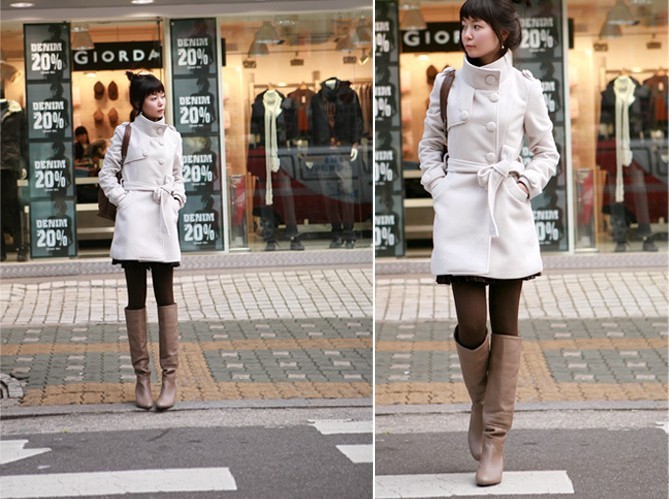 厂家直销2012韩版时尚新款加厚女式立领长款